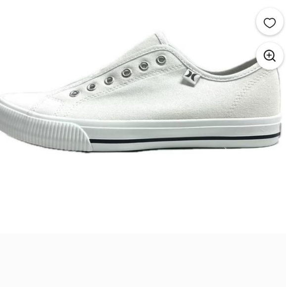 Hurley Shoes - Hurley Women’s Chloe slip on fashion sneakers shoe , White nwt